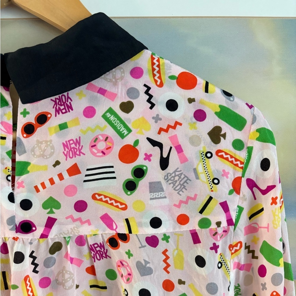 Kate Spade New York x Darcel Shelley NYC Silk Blouse - Picture 10 of 12